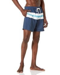 Amazon Essentials - Badehose 17,8 cm ,Navy/Blue Big Stripe ,US XL - Lyst