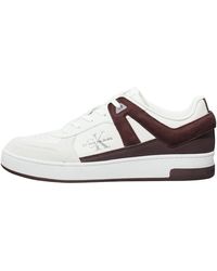 Calvin Klein - Uomo Sneakers con Suola Preformata Basket Low Laceup Authentic Scarpe - Lyst