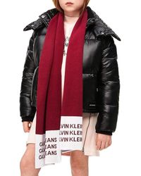 Calvin Klein IG0IG00273 Boxy Logo Capospalla E Giubbotti Ragazza Black 12Y - Bianco