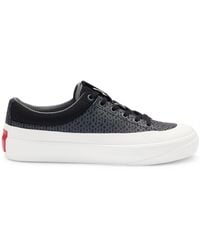HUGO - Repeat-logo Trainers With Rubber Sole - Lyst