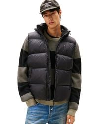 Tommy Hilfiger - Uomo Gilet Essential Down Vest con Cappuccio - Lyst