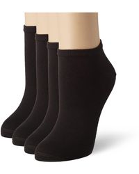 9 % de descuento Mujer Ropa de Calcetines y medias de Calcetines Bias Open Stripe Footie Tommy Hilfiger de color Negro 