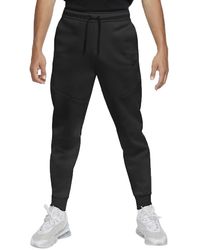 Nike - M Nsw Tch Flc JGGR Sport Broek - Zwart/(zwart), Xx-large - Lyst