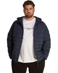 Tommy Hilfiger - Bt-mix Quilt Hooded Jacket-b Mw0mw39052 Andere Jassen - Lyst