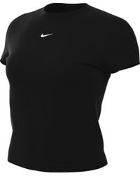 Nike - Top Sportswear Chll Knt Md Crp - Lyst