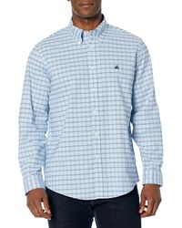 Brooks Brothers - Non-iron Stretch Oxford Sport Shirt Long Sleeve Mini Check - Lyst