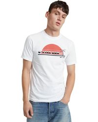 G-Star RAW - Sunrise Slim R T T-shirt - Lyst