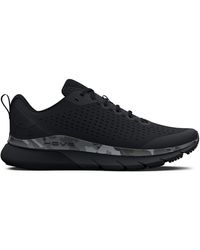 Under Armour - Hovr Turbulence Printed S Running Shoes Triple Black 9 - Lyst