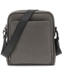 Guess - Milano Top Zip Xbody With Front Pocket Dark Grey - Lyst