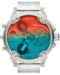 DIESEL - Analog Quartz Watch With Polyurethane Strap Dz7427 - Lyst