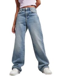 Superdry - Jeans aus Bio-Baumwolle mit weitem Beinschnitt Houston Mid Vintage 32/32 - Lyst