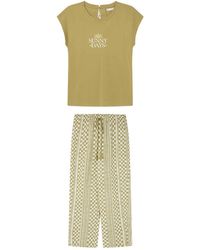 Women'secret - Nature PJ Pijama capri 100% algodón - Lyst