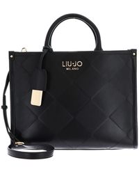Liu Jo - Borsa donna Liu-jo M Tote Ridhi nero BS25LJ81 AA5206 E0778 Media - Lyst