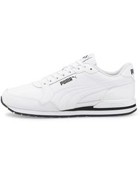 PUMA - St Runner V4 Leather Sneakers - Lyst