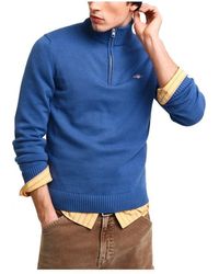 GANT - Casual Cotton Half Zip Pullover Sweater - Lyst