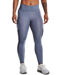 Under Armour - S Fly Fast Ankle Tights Cold Blue M - Lyst