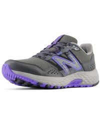 New Balance - , Wt410v8 Trail Running Shoe, Shadow Grey/electric Indigo/black, 6.5 Uk Wide - Lyst