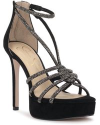 Jessica Simpson - Suvrie Ankle Strap Platform Sandal Heeled - Lyst