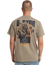 G-Star RAW - Engine Back gr Loose r t T-Shirt - Lyst
