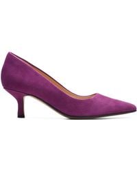 Clarks - Violet55 Rae Suede Shoes In Purple Standard Fit Size 7 - Lyst