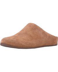 Fitflop - Chrissie Shearling Open Back Slippers - Lyst