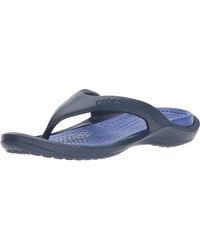 Crocs™ - Athens Flip-flop Navy/cerulean Blue 2 Us / 4 Us M Us - Lyst