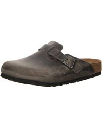 Birkenstock - "boston Softfootbed Oiled Leather Clogs - Lyst