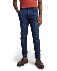G-Star RAW - , hombres Jeans 5620 3D Zip Knee Skinny, Azul - Lyst