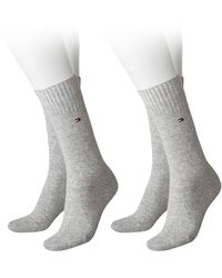 Tommy Hilfiger Socken Sock Cashmere 2er Pack - Grau