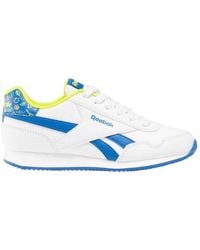 Reebok - ROYAL CL Jog 3.0 Sneaker,White Vectorblue Acidyellow,38 EU - Lyst