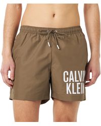 Calvin Klein - Short De Bain Medium Drawstring Long - Lyst