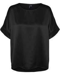 Vero Moda - Shirtbluse VMMERLE 2/4 O-NECK TOP WVN GA NOOS - Lyst