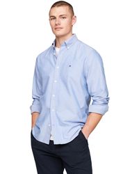 Tommy Hilfiger - Heritage Oxford Solid Regular Long Sleeve Shirts - Lyst