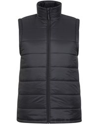Mountain Warehouse - Water-resistant Sleeveless Jacket With Padded Insulation & Central Zip - For Autumn - Lyst