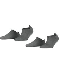 Esprit - Active Basic 2-pack Duurzaam Biologisch Katoen Sneakers Zonder Motief Ademend Milieuvriendelijk 2 Paar Sokken - Lyst