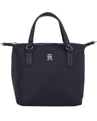 Tommy Hilfiger - Poppy Th Small Tote Aw0aw15640 - Lyst