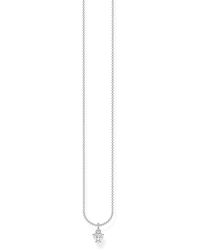 Thomas Sabo - Dames Argent Sterling 925 Autre Forme Oxyde de Zirconium Collier - KE2102-051-14-L45v - Lyst