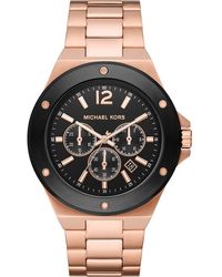 Michael Kors - Watches Lennox Quartz Watch with Stainless Steel Strap - Lyst