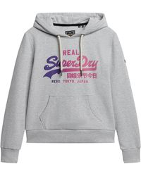 Superdry - Tonal Vl Graphic Hoodie Sweatshirt - Lyst