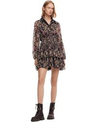 Desigual - Face Print Dress - Lyst