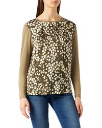 Gerry Weber - Langarmshirt mit Frontmuster EcoVero Langarm - Lyst