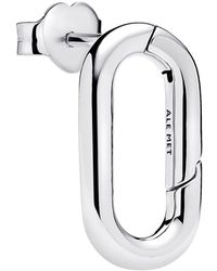 PANDORA - Me 293856C00 Boucles d'oreilles à charnière en argent sterling compatible avec pendentif Me - Lyst