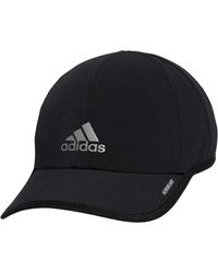 adidas - Superlite 2 Relaxed Adjustable Performance Cap Black/White One Size - Lyst