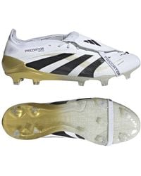 adidas - Performance Predator Elite Ft Fg Road To Glory Wit Witzwart-goud - Lyst