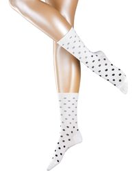 Esprit - Sokken Multicolour Dot Katoen Zwart Wit Vele Andere Kleuren Versterkte Sokken Met Patroon Ademend Patroon Bont Dun En - Lyst
