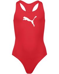 PUMA - Racerback Swimsuit - Lyst