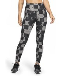 Nike - Leggings Epic Fast Running Leggings Met Middelhoge Tailleband Voor - Lyst