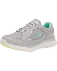 Skechers - Flex Appeal 4.0 True Clarity S Trainers 5 Uk Grey/mint - Lyst