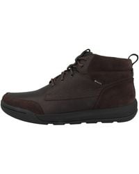Clarks - Ashcombe Hi Gore-tex Leather Boots In Brown Warmlined Standard Fit Size 9 - Lyst