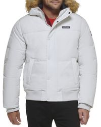 Tommy Hilfiger - Arctic Cloth Quilted Snorkel Bomber Jacket - Lyst
